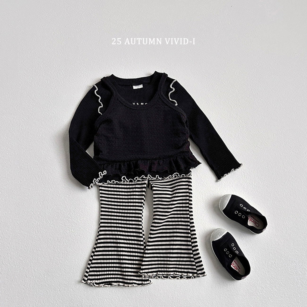 Stripe Flared Pants