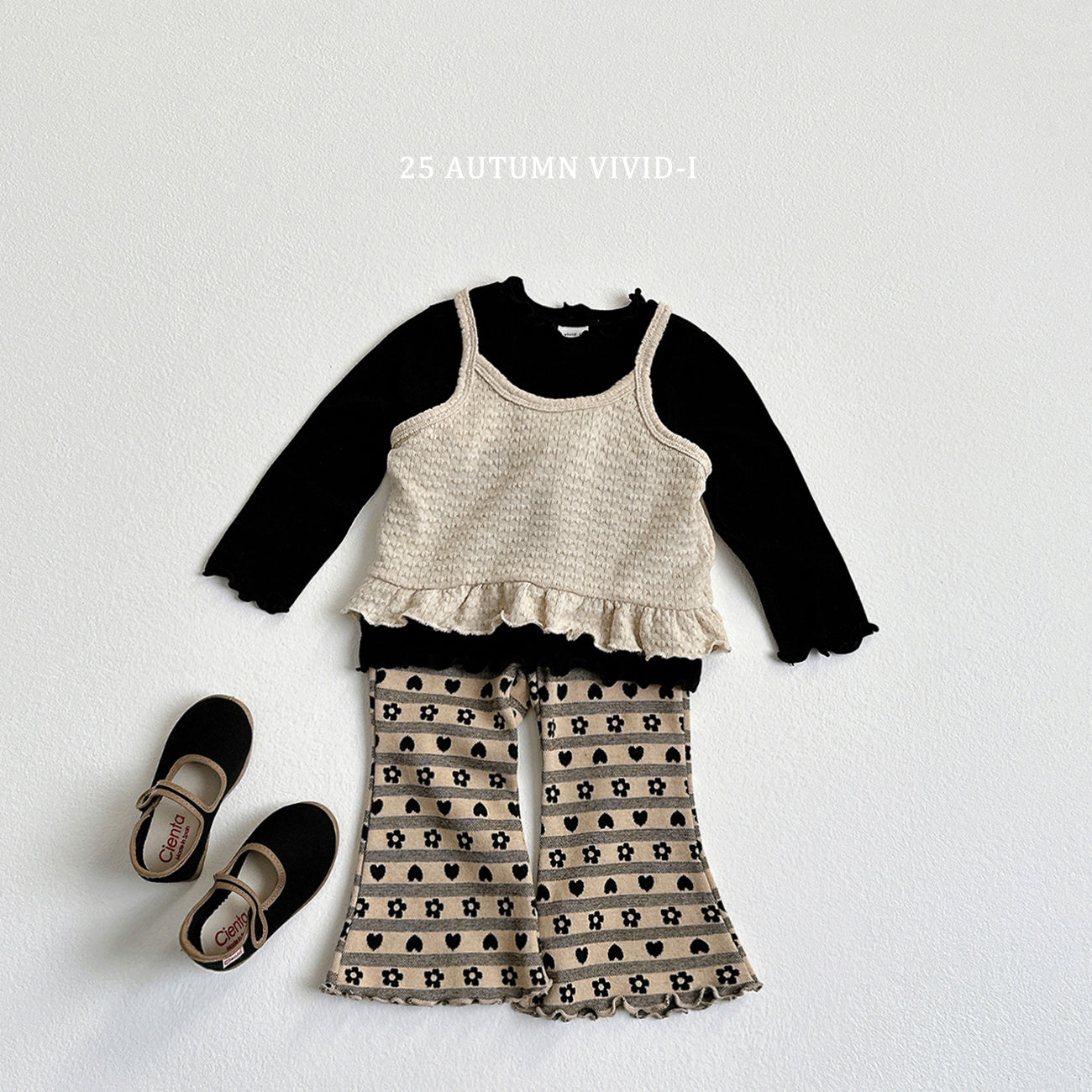 Jacquard Pattern Flared Pants
