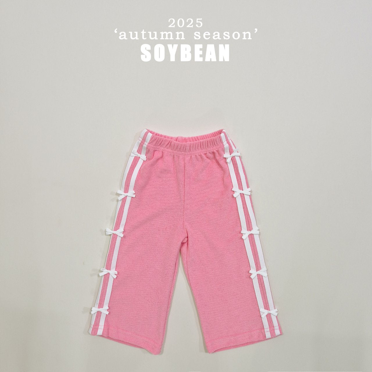 Ribbon Terry Line Pants