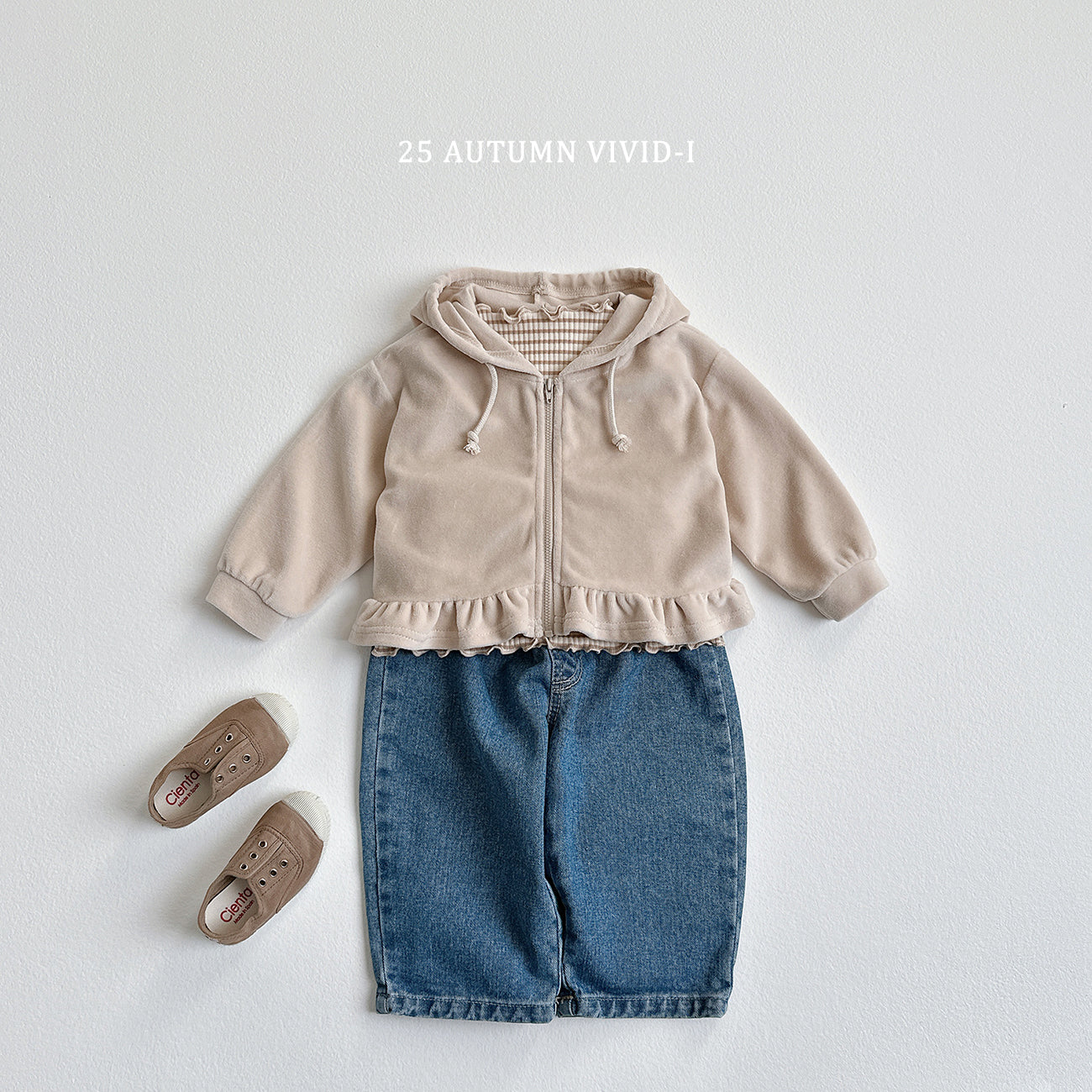 Velour Zip-up Set (Top + Bottom)
