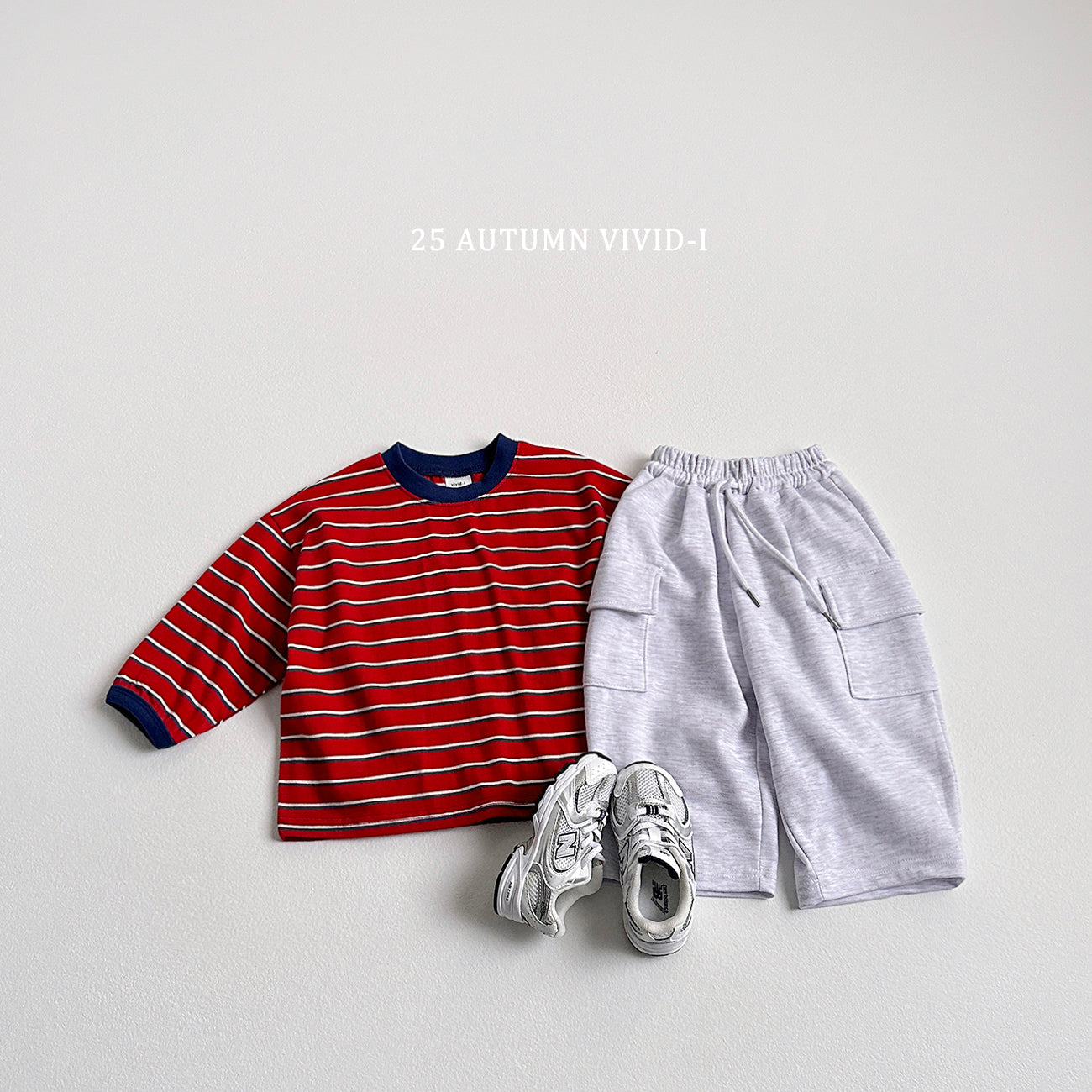 Smile Label Stripe T-shirt