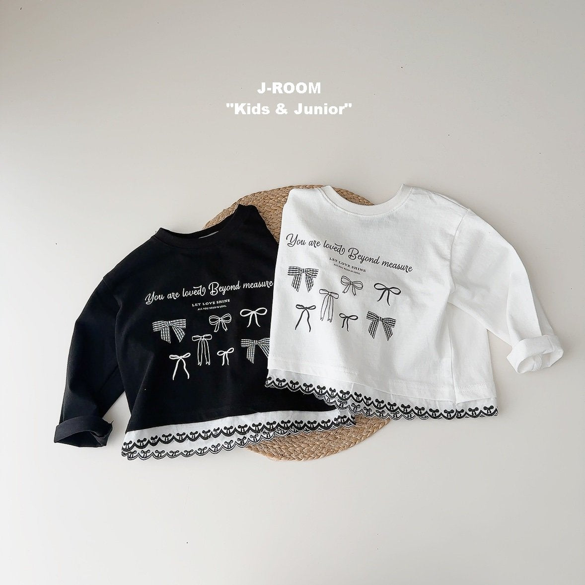 Ribbon Hem Lace Tee