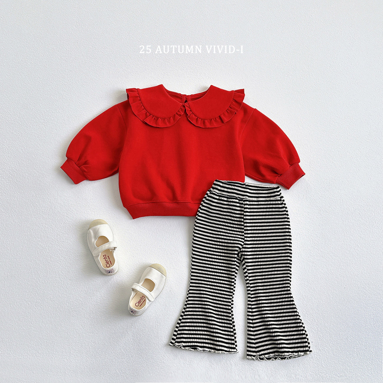 Round Collar Flared Set-up