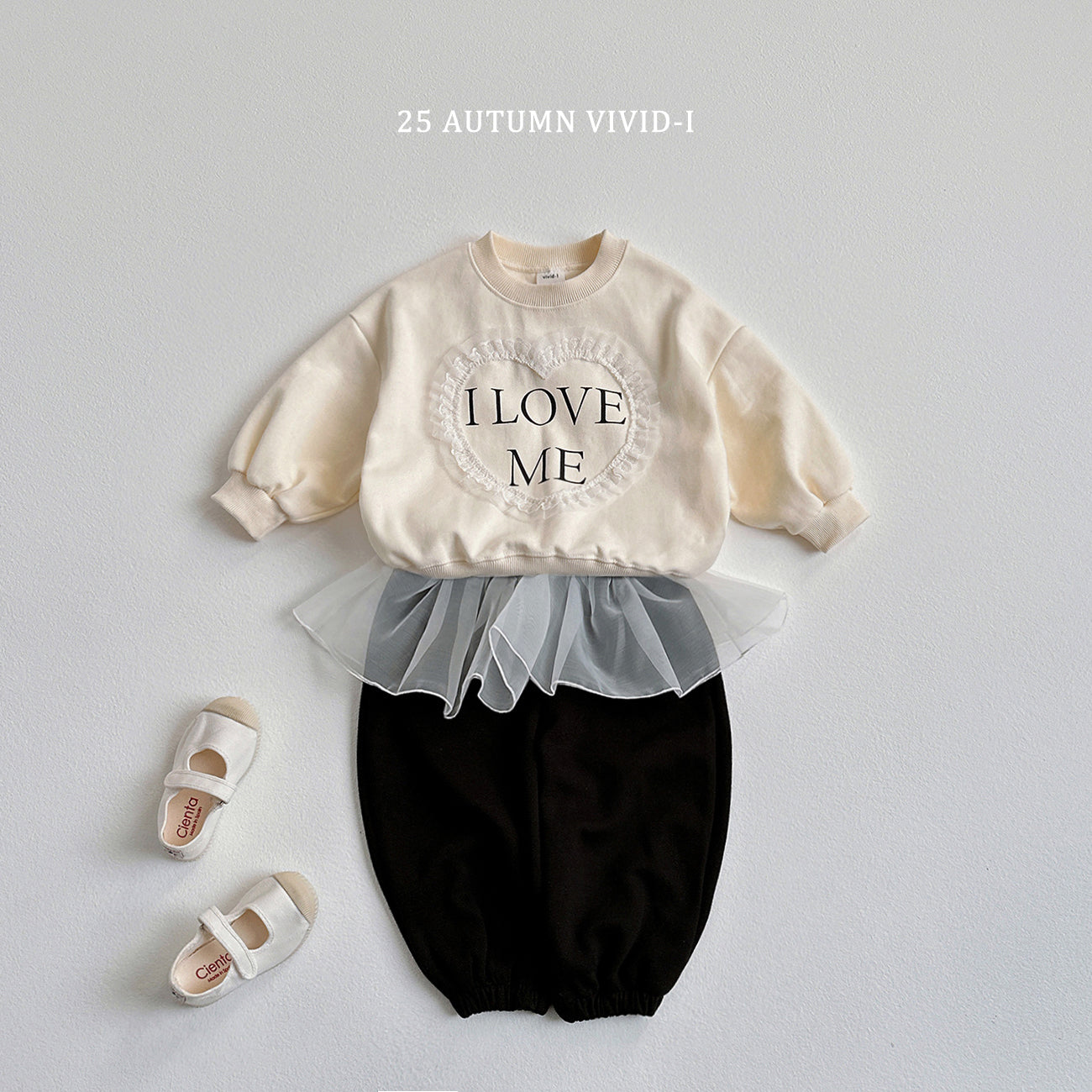 Lace Heart Sweatshirt