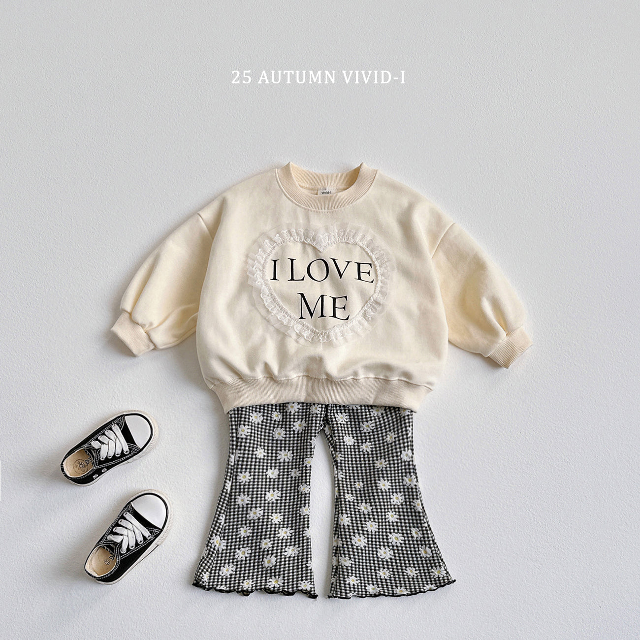 Lace Heart Sweatshirt