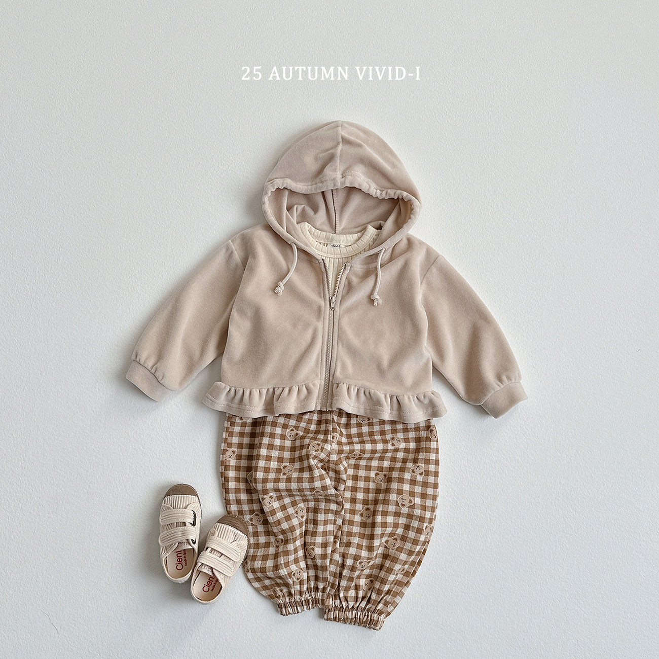 Velour Zip-up Set (Top + Bottom)