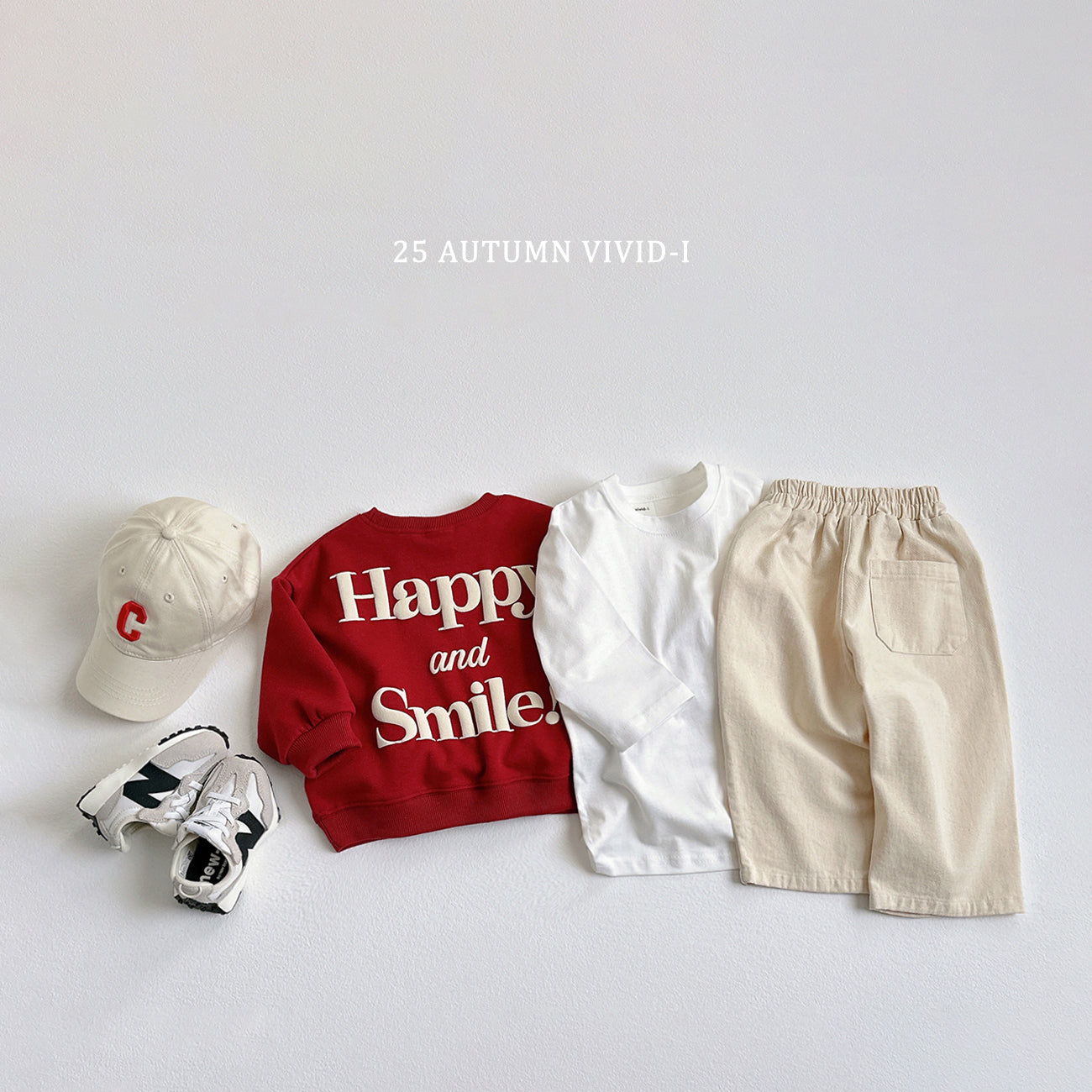 Happy Embossed Sweatshirt