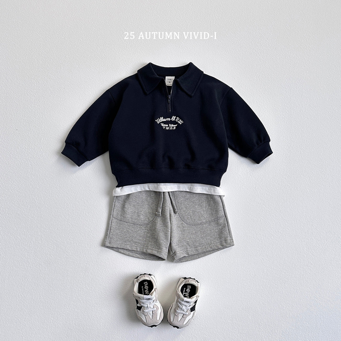 Embroidery Anorak Sweatshirt