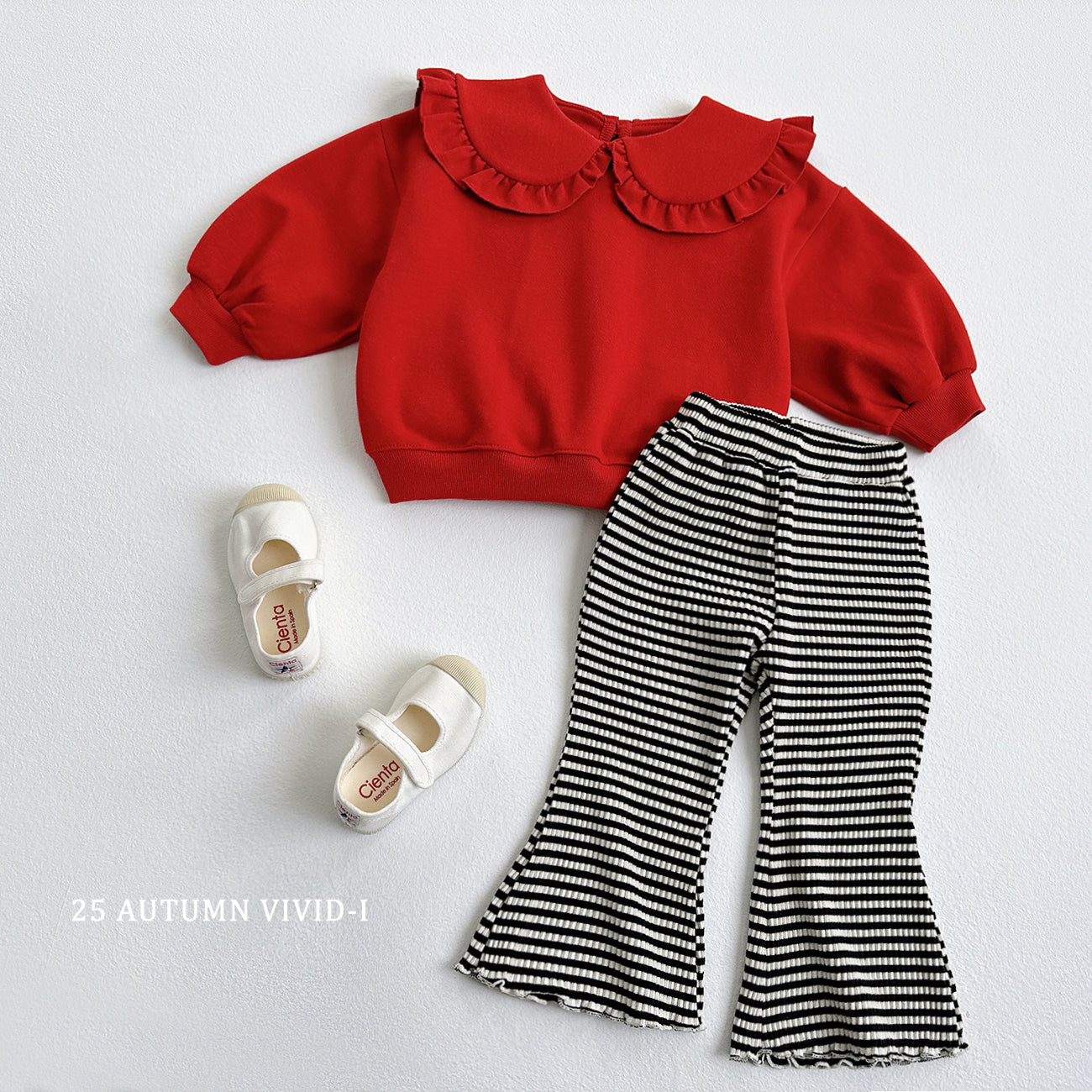 Stripe Flared Pants