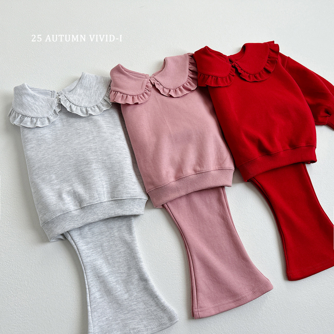 Round Collar Flared Set-up