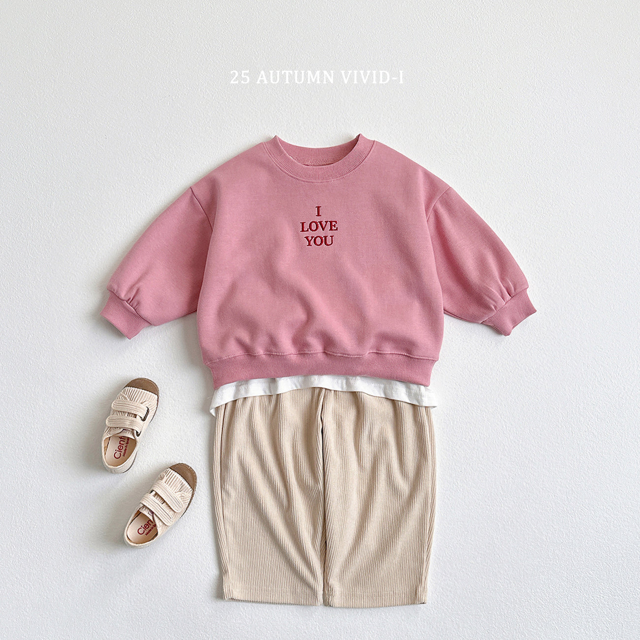 Love Embroidery Set (Top + Bottom)