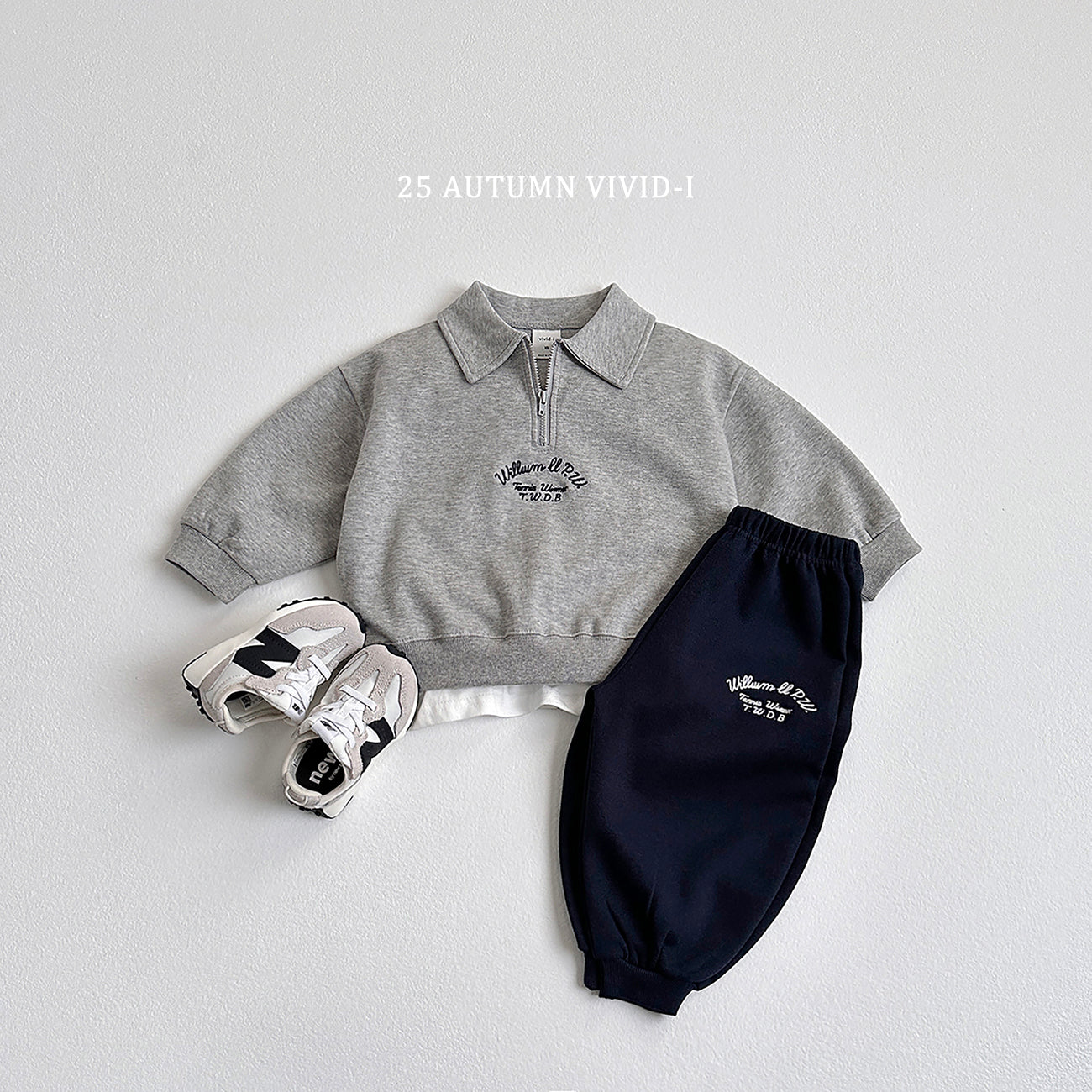 Embroidery Anorak Sweatshirt