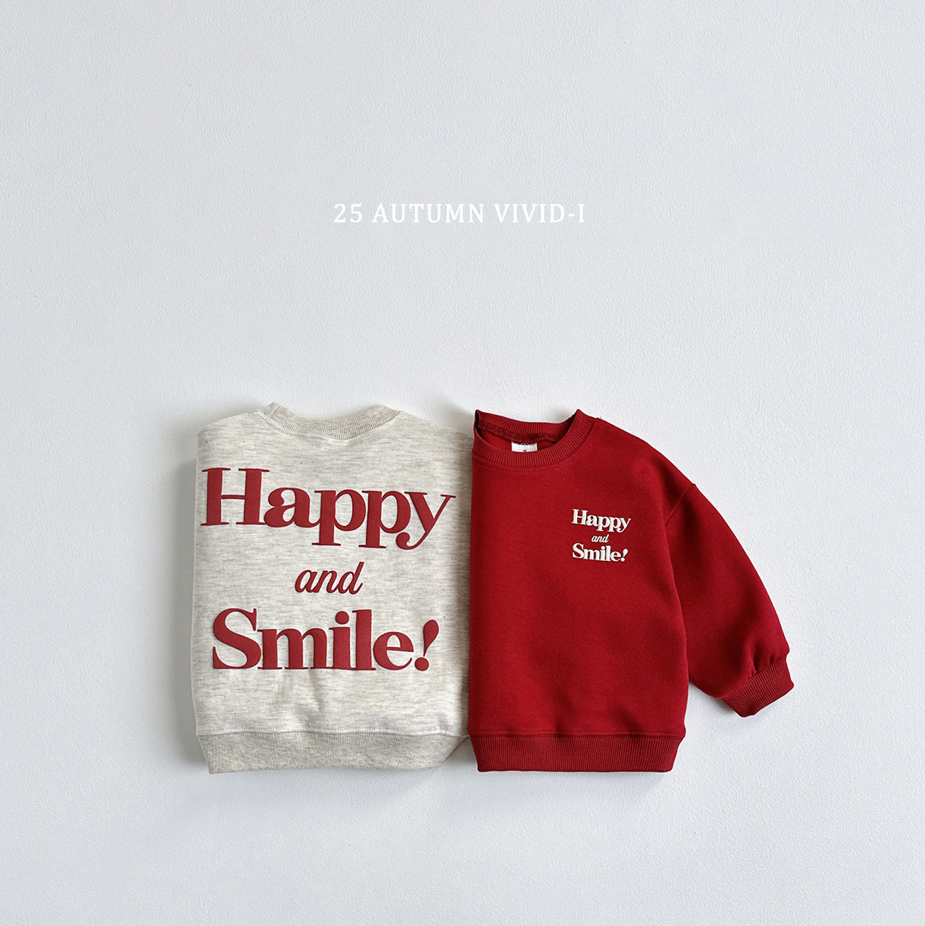 Happy Embossed Sweatshirt