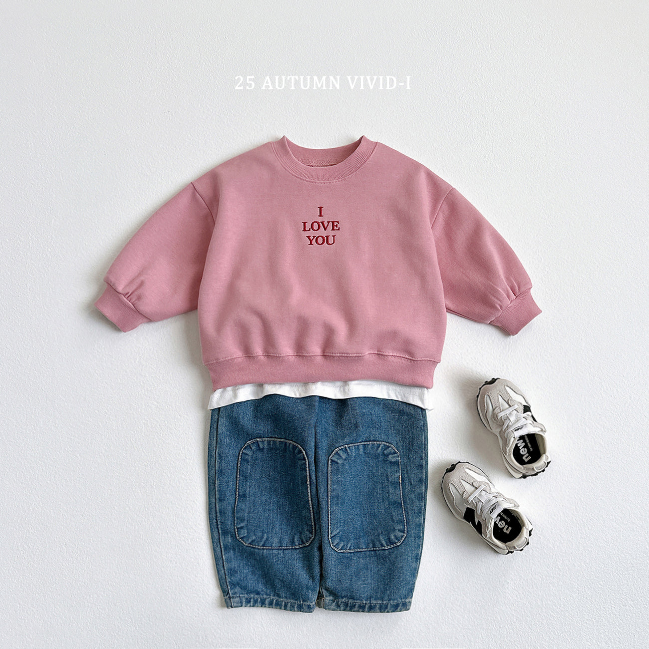 Love Embroidery Set (Top + Bottom)