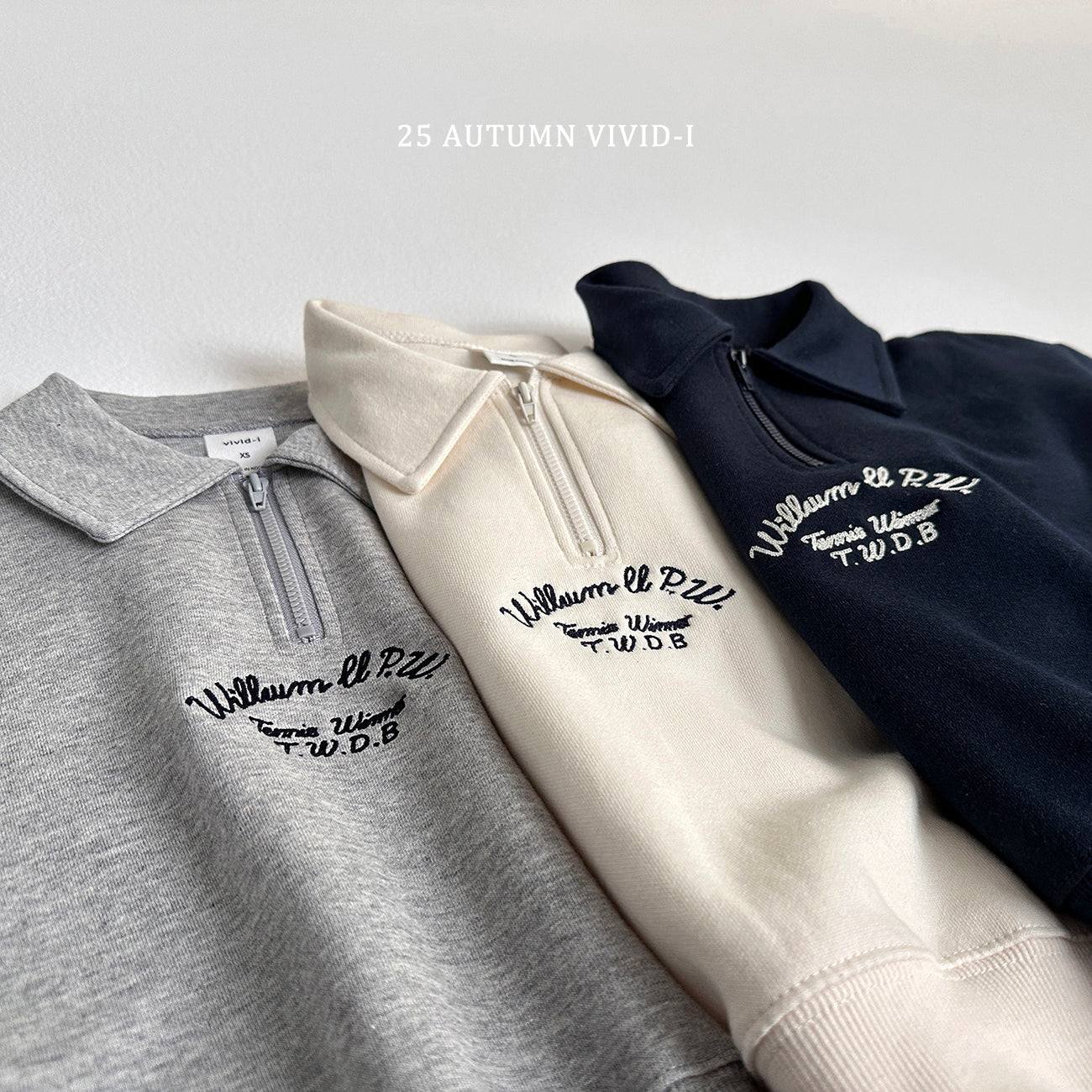 Embroidery Anorak Sweatshirt