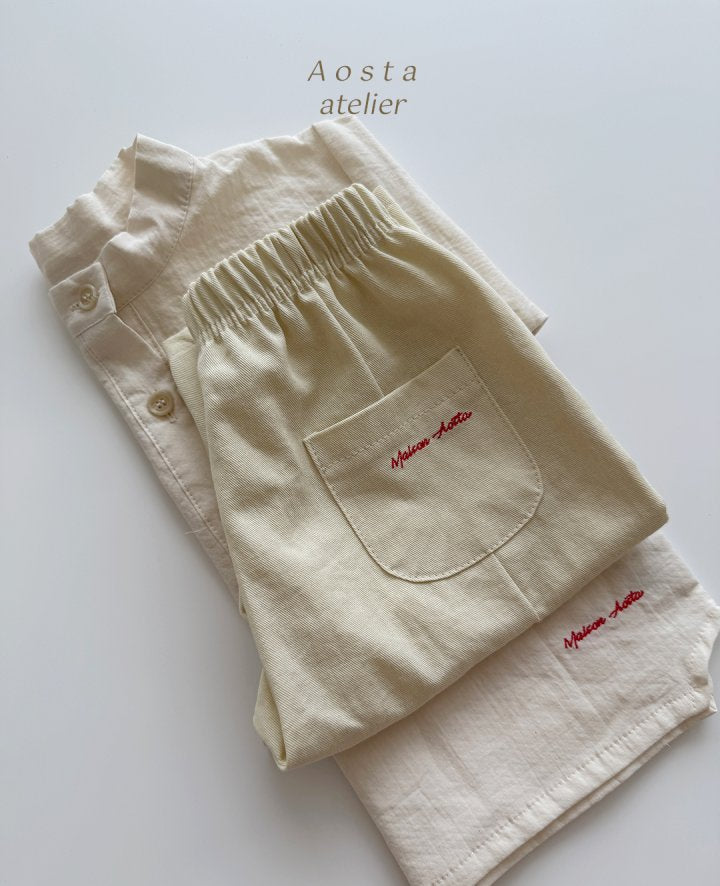 Maison Pants - Ivory