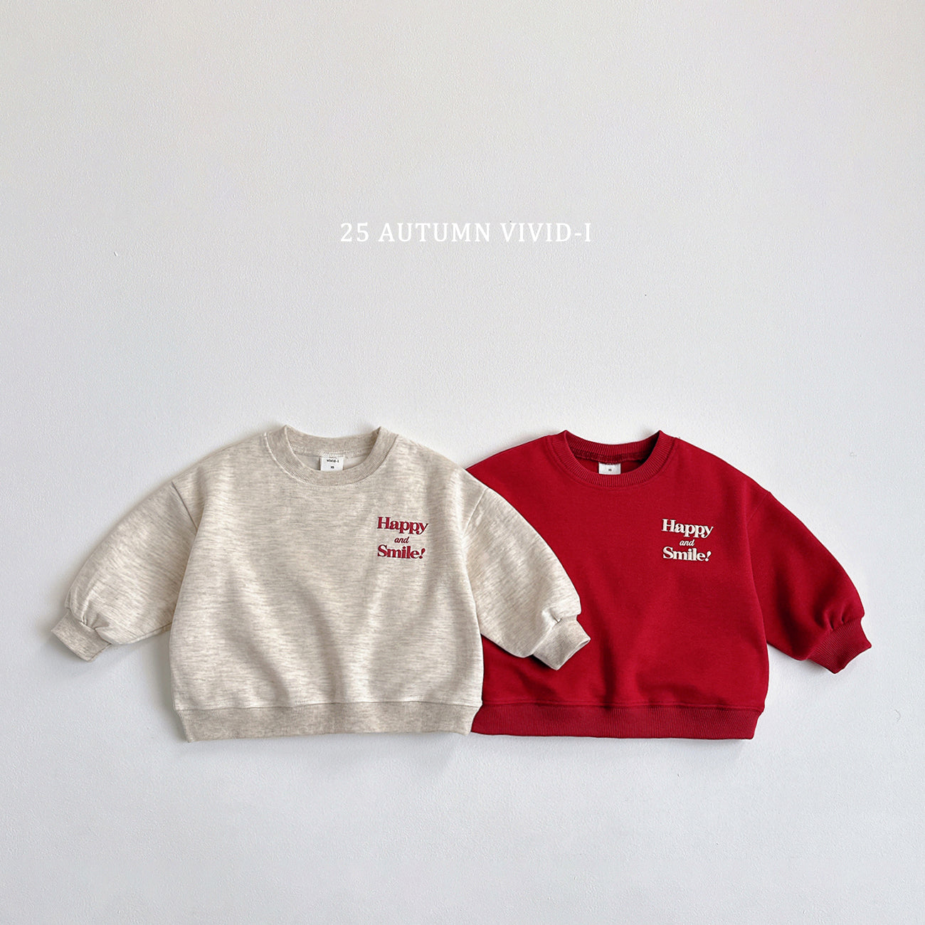 Happy Embossed Sweatshirt