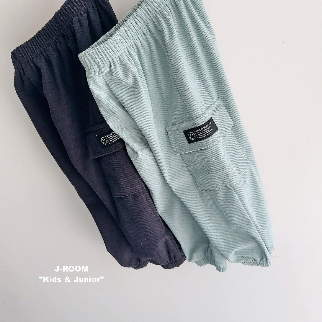 Washed Corduroy Jogger Pants