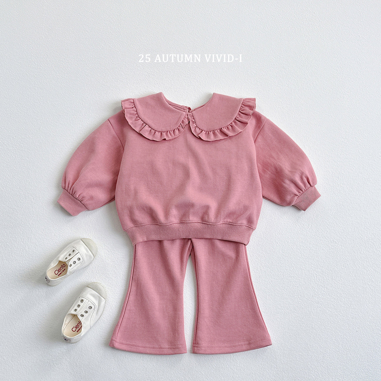 Round Collar Flared Set-up