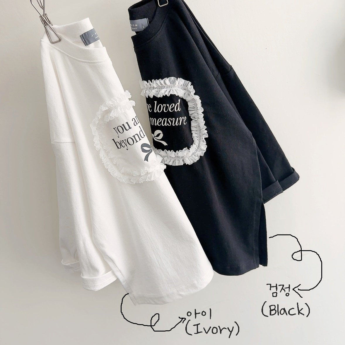Round Lace Long Tee
