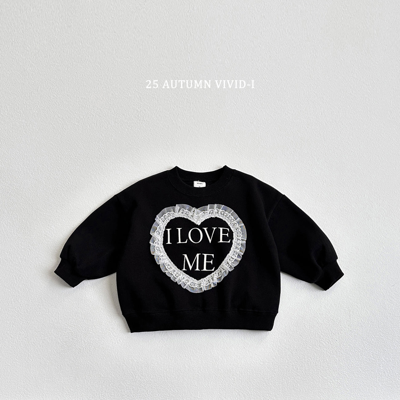 Lace Heart Sweatshirt