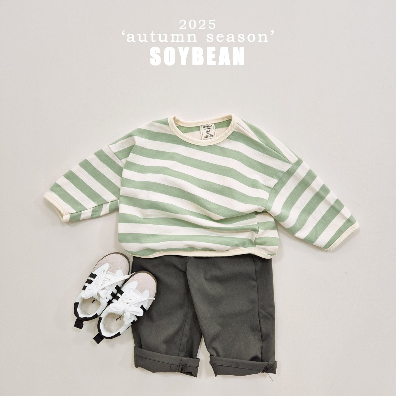 Ribbed Striped Sweatshirt