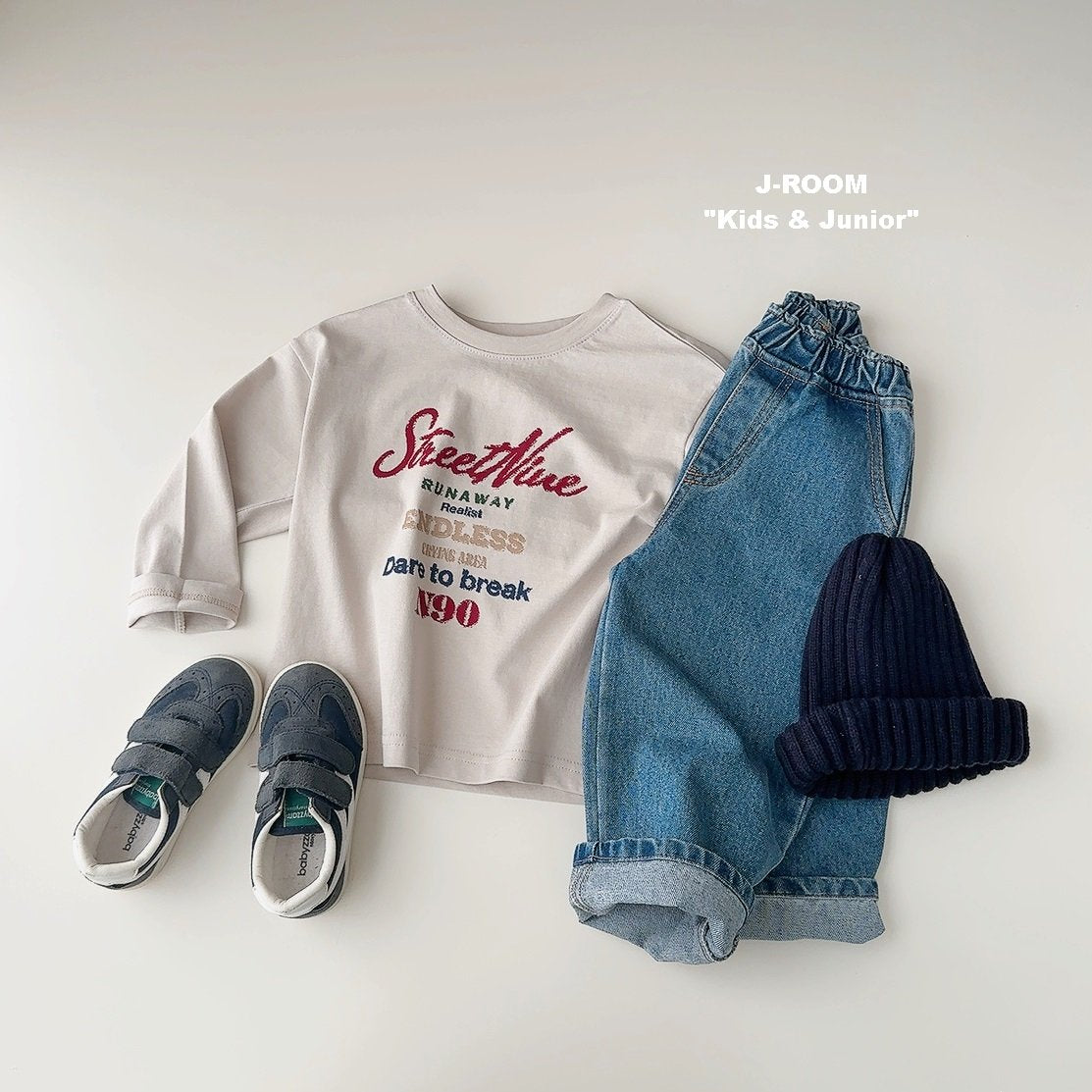 Vintage Lettering Print Tee