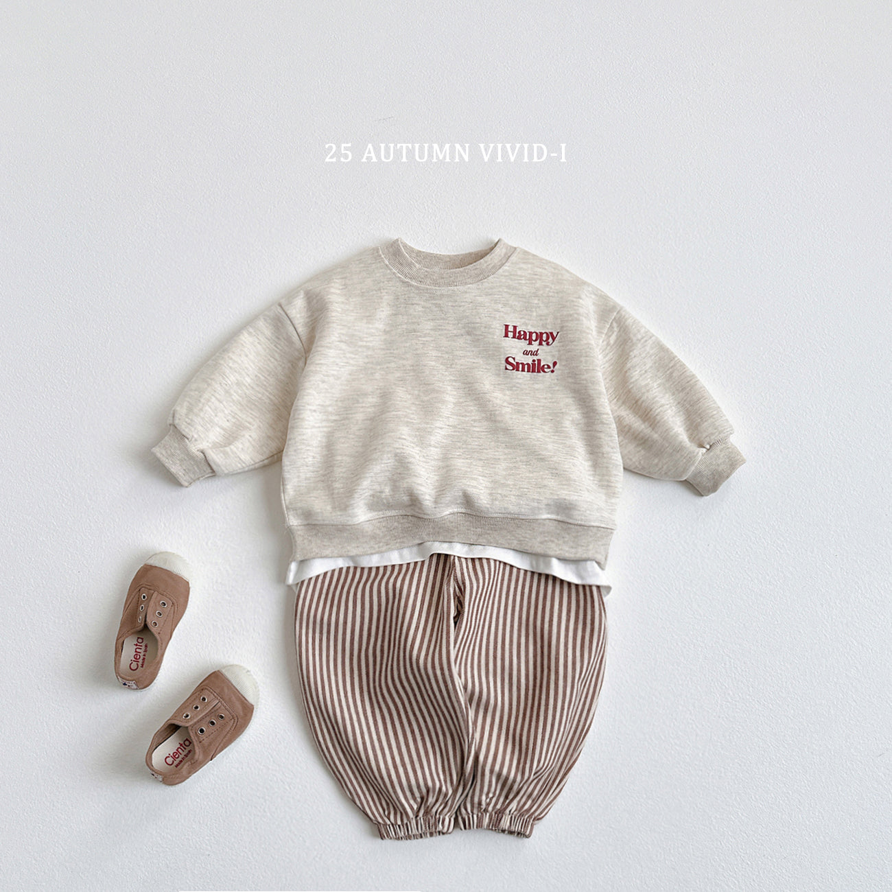 Happy Embossed Sweatshirt