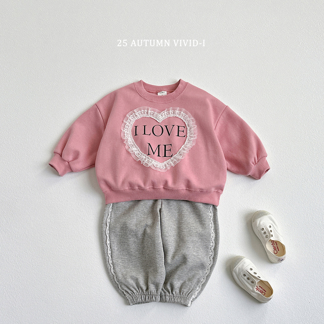 Lace Heart Sweatshirt