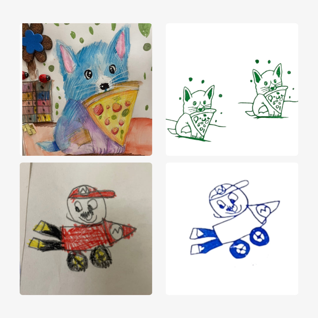 Lollipop Personalized Drawing Stamp