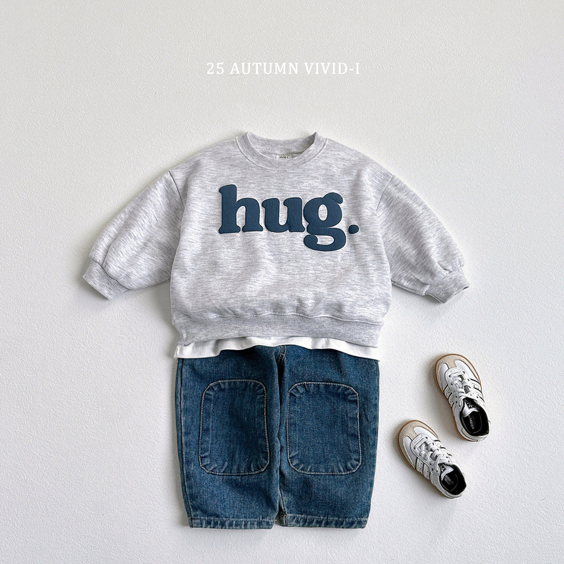 Hug Embossed Sweatshirt