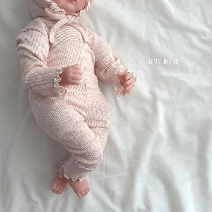 Modal Frill Bodysuit Set