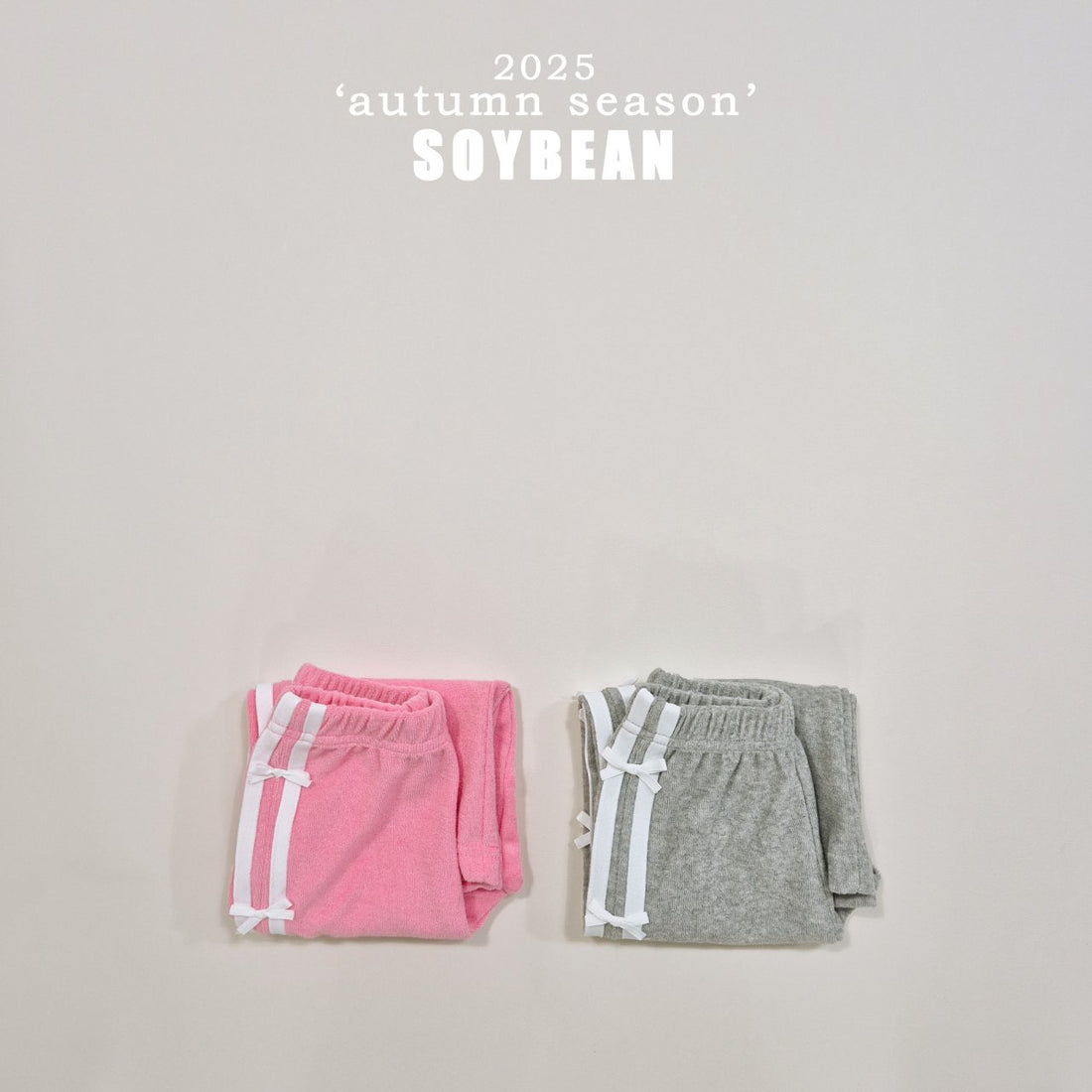 Ribbon Terry Line Pants