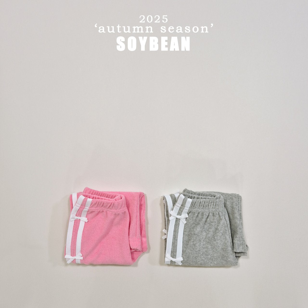 Ribbon Terry Line Pants