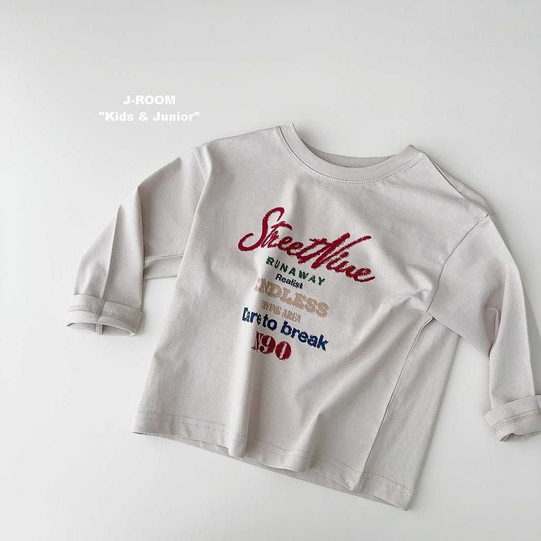 Vintage Lettering Print Tee