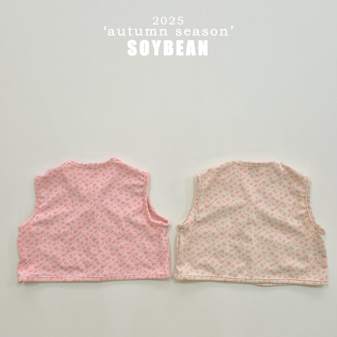 Corduroy Flower Vest