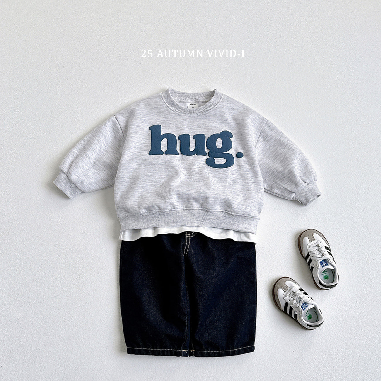 Hug Embossed Sweatshirt