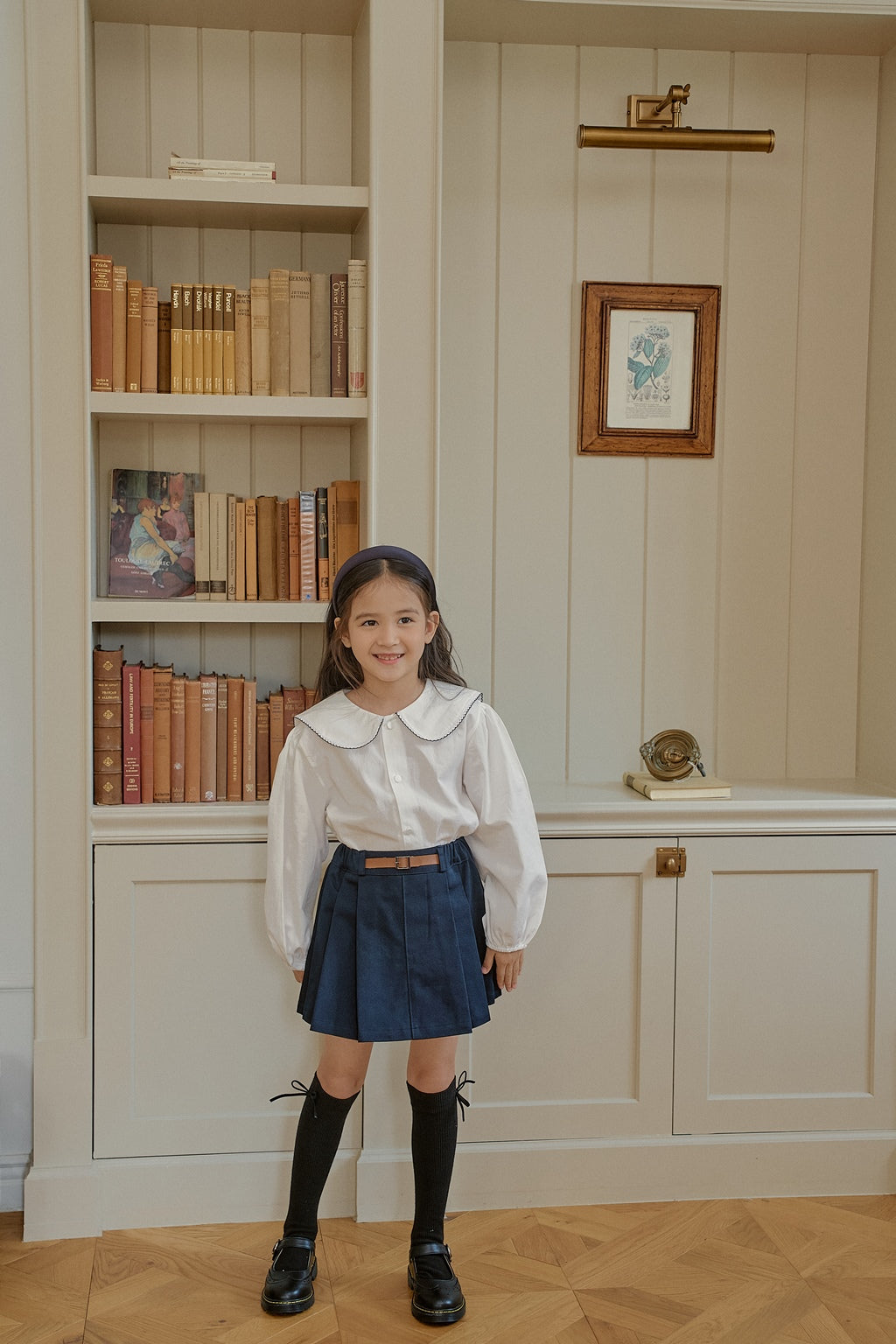 Belted Cotton Skirt