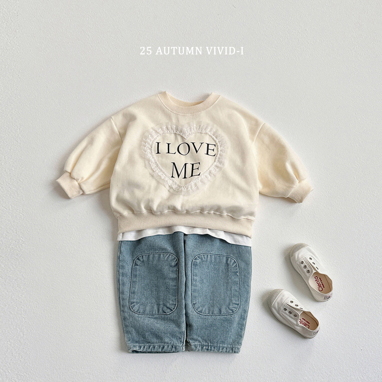 Lace Heart Sweatshirt