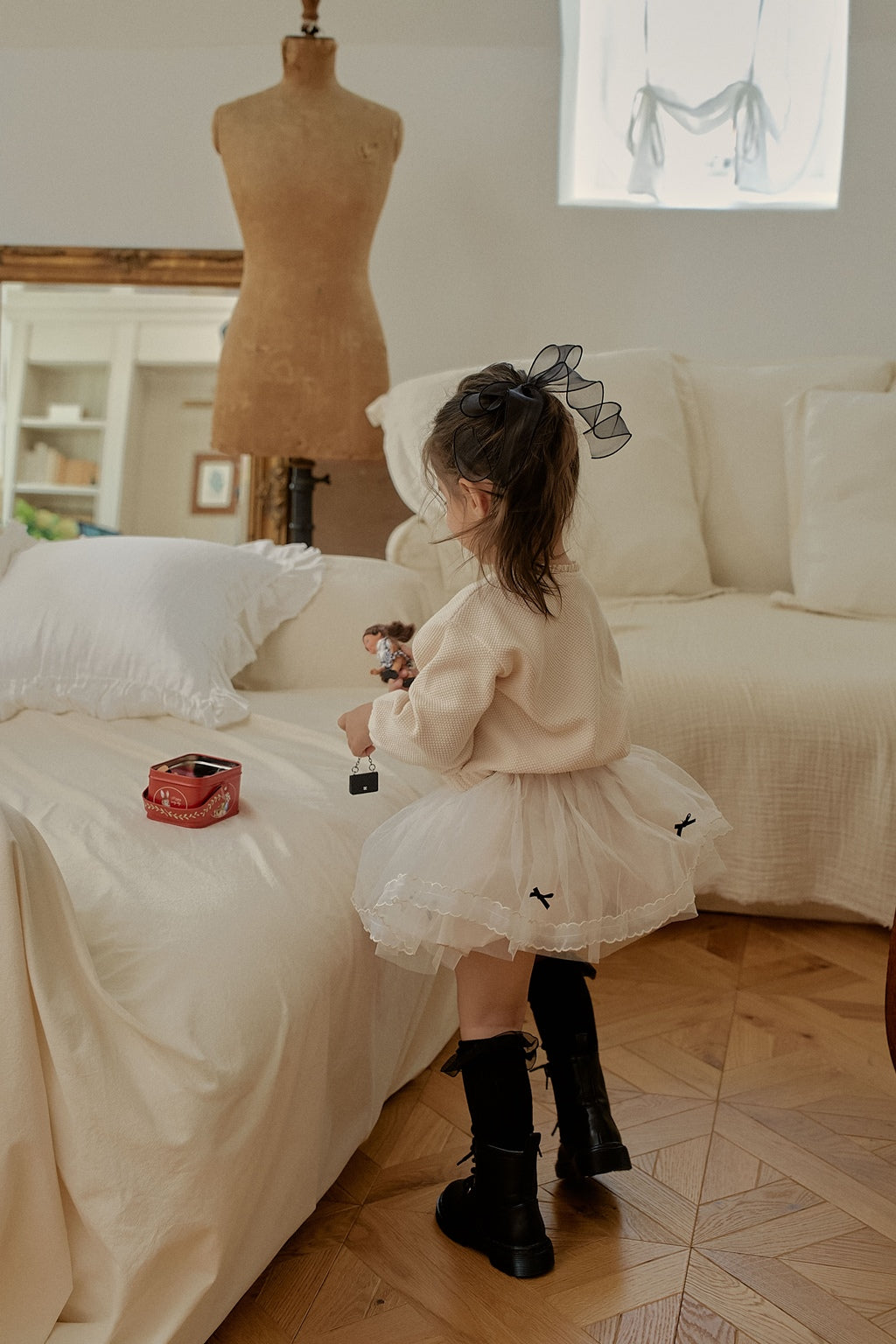 Ribbon Tulle Skirt