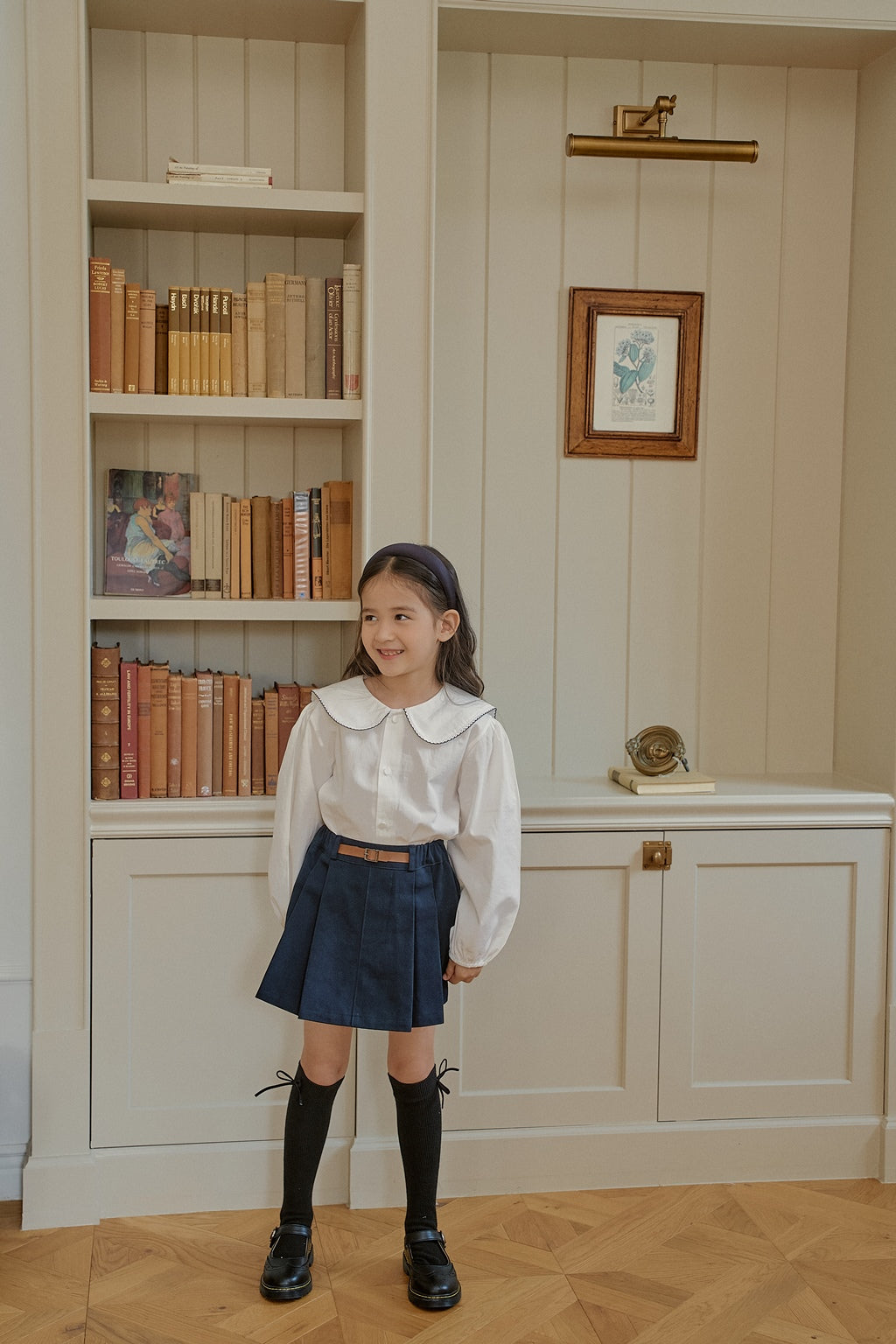 Belted Cotton Skirt