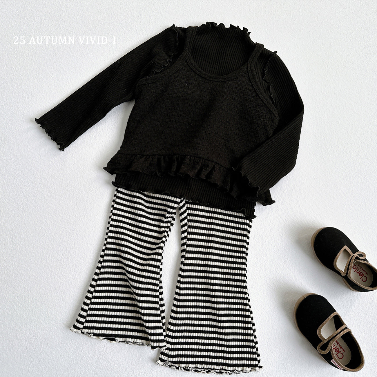 Stripe Flared Pants