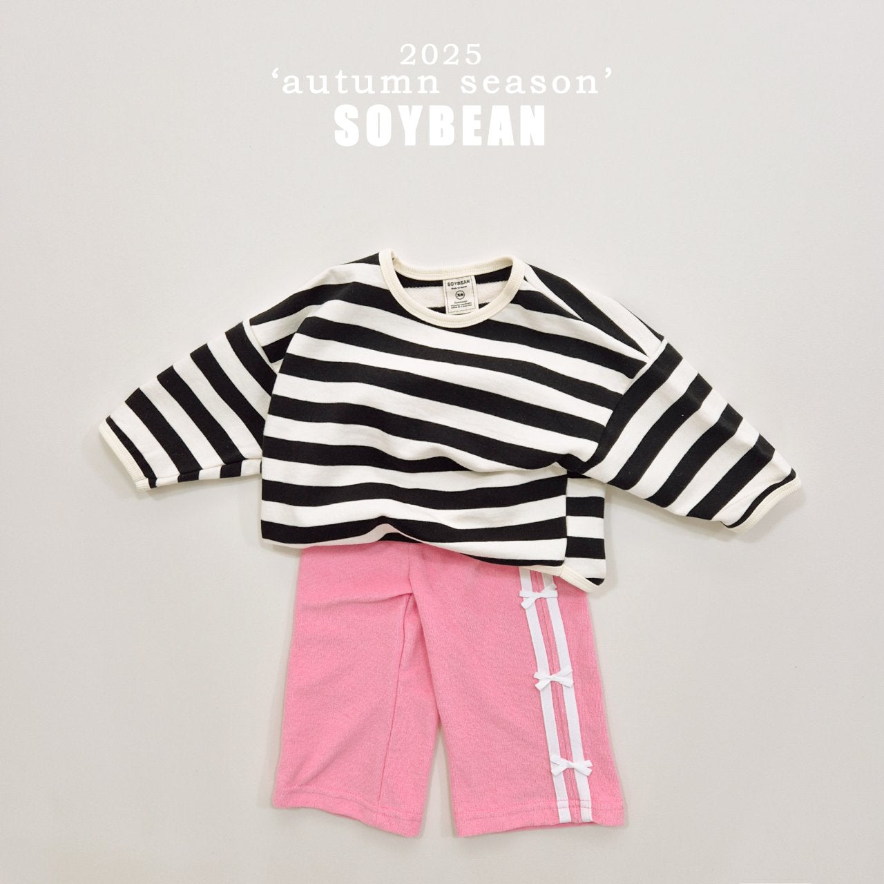 Ribbon Terry Line Pants