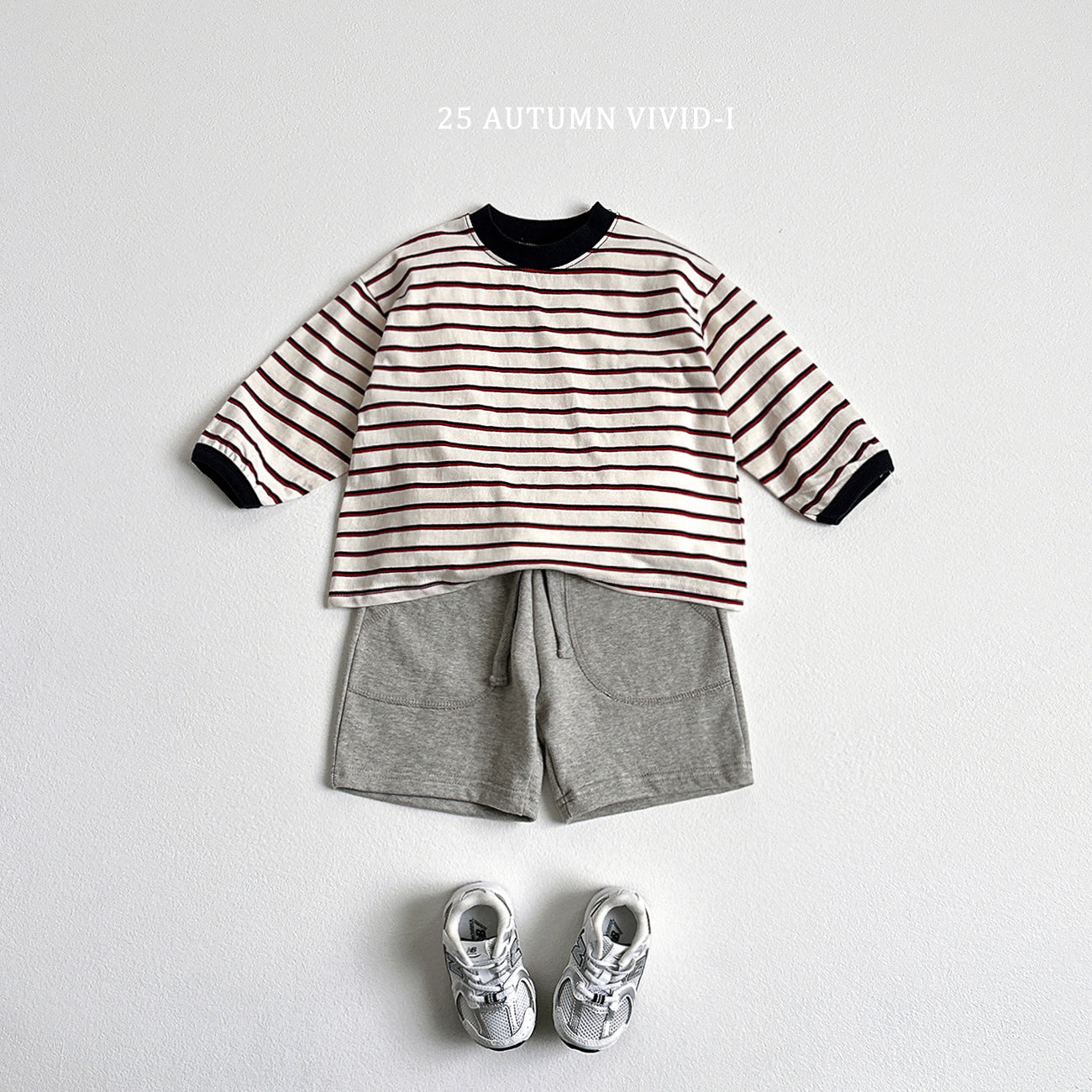 Smile Label Stripe T-shirt