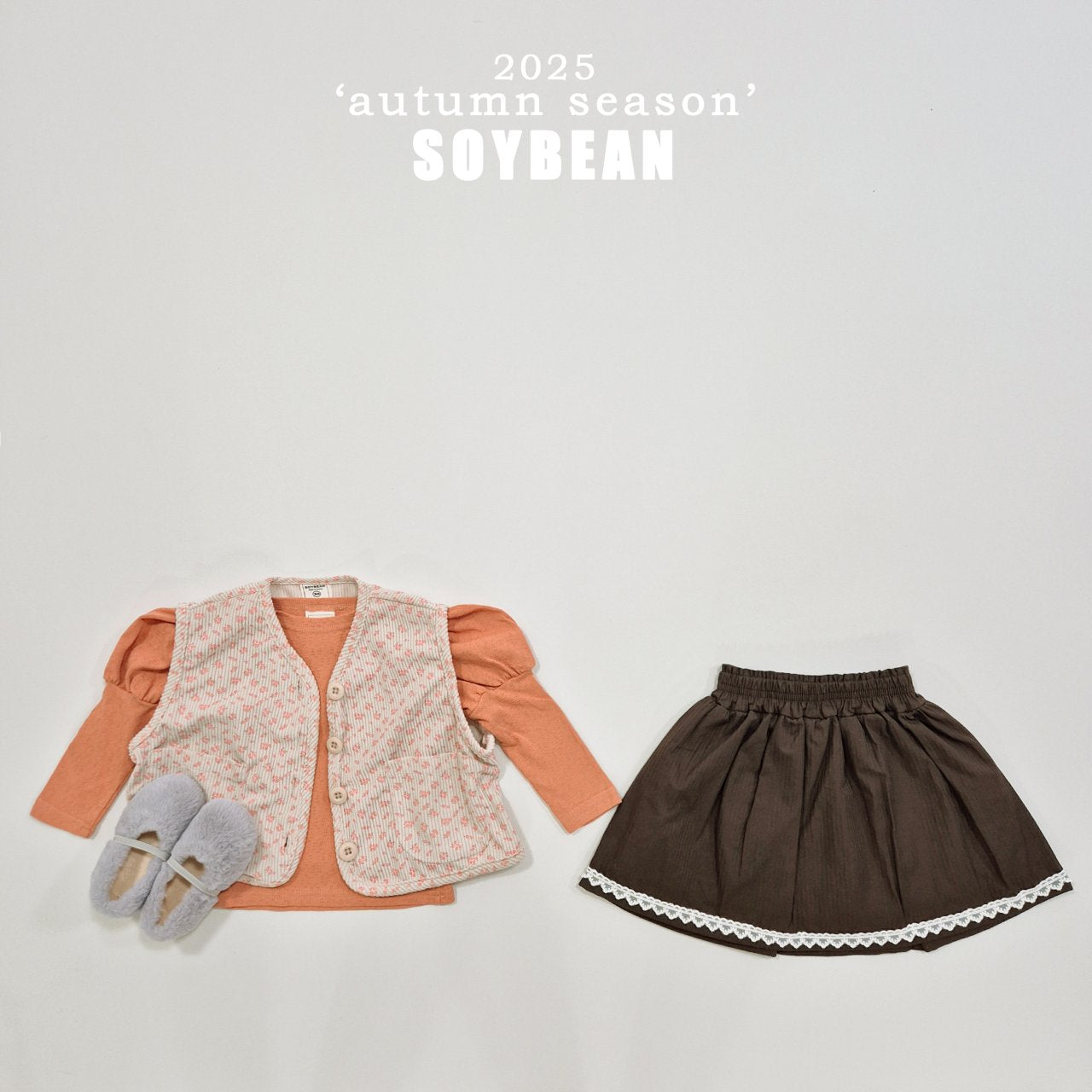 Corduroy Flower Vest
