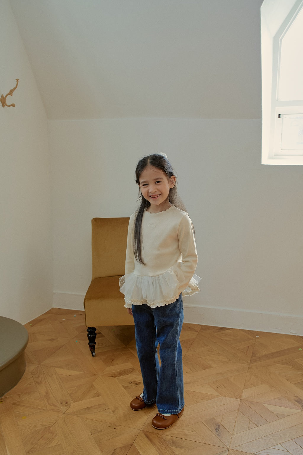 Ribbed Long Tee