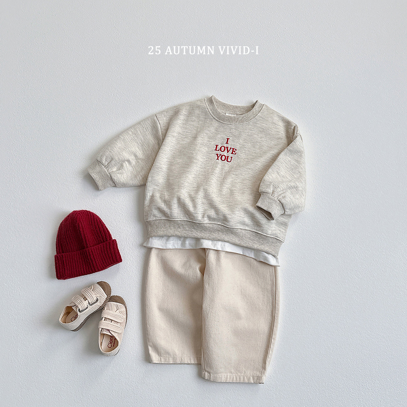 Love Embroidery Set (Top + Bottom)