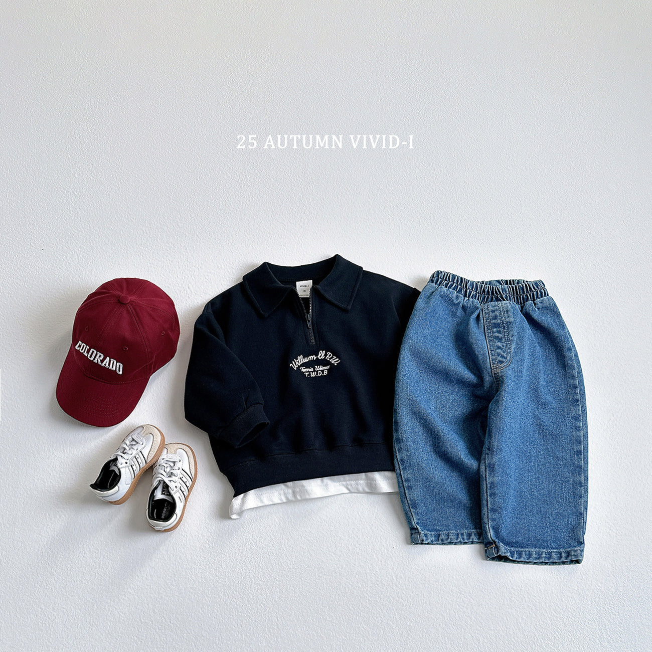 Embroidery Anorak Sweatshirt