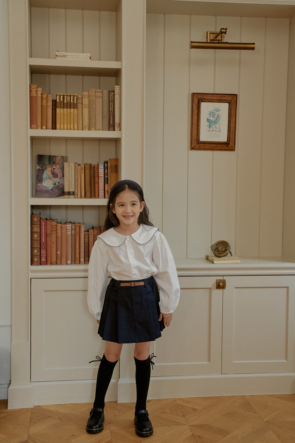 Belted Cotton Skirt