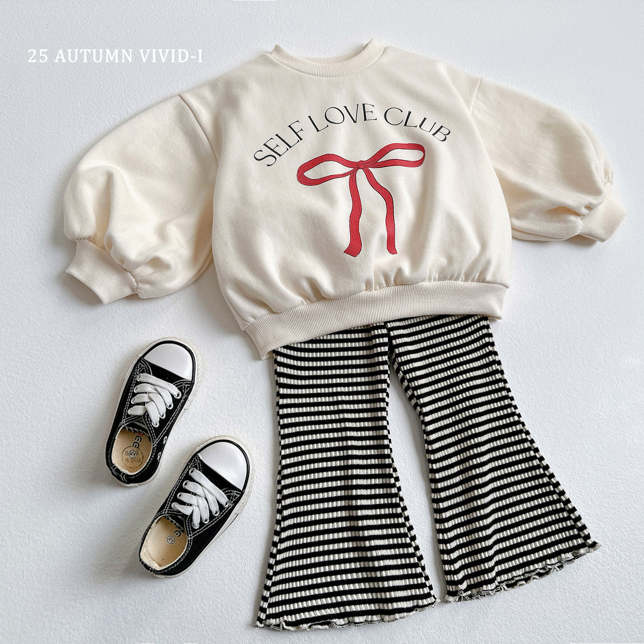 Stripe Flared Pants